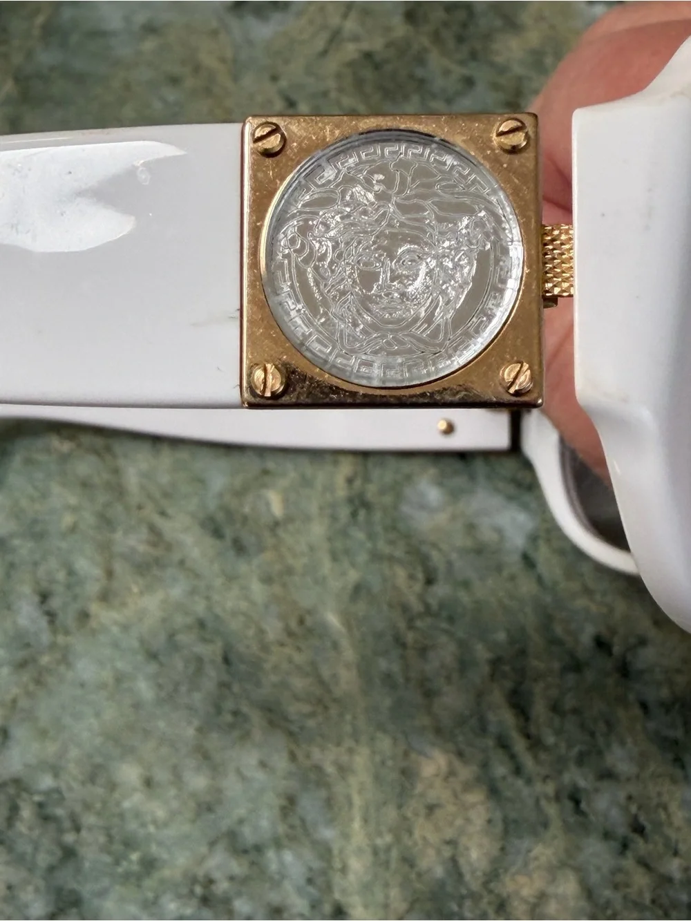White Women's Versace Sunglasses - Fashion Accessory